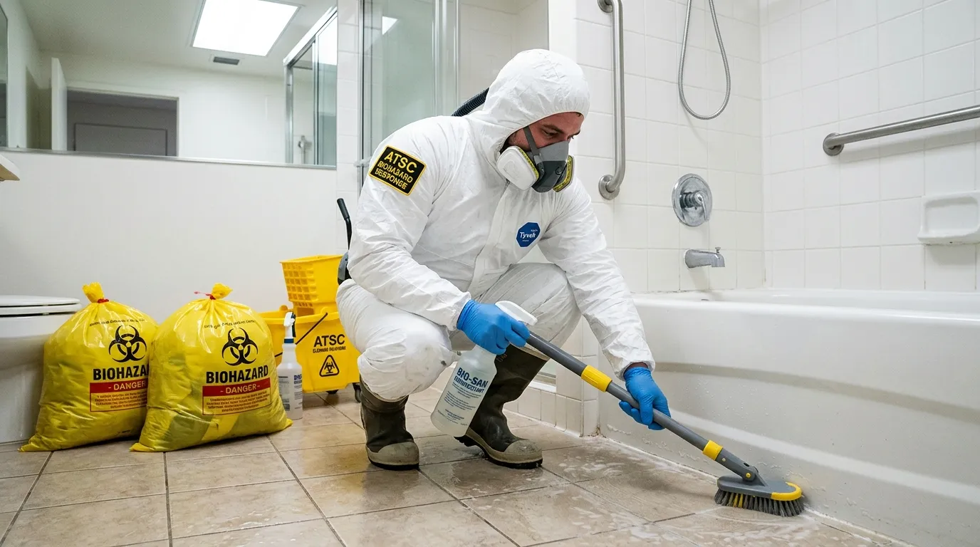 Decontamination equipment deployed for Blood Cleanup in Boonton